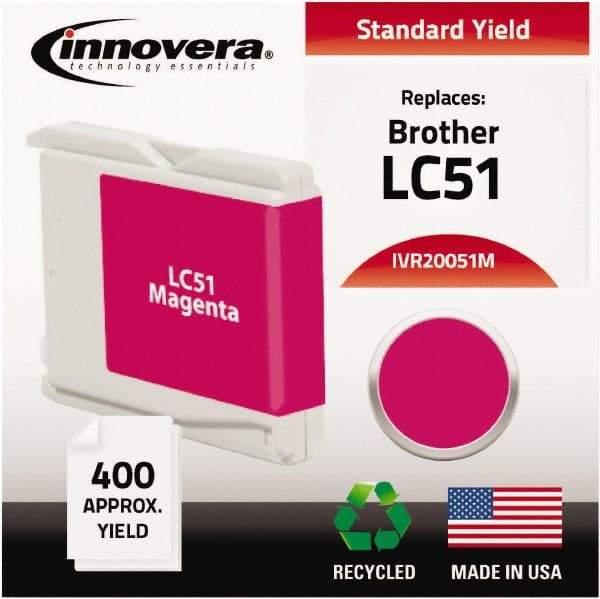 innovera - Magenta Ink Cartridge - Use with Brother DCP-130C, 330C, 350C, Fax 1360, 1860C, 1960C, 2480C, 2580C, MFC-230C, 240C, 440CN, 465CN, 665CW, 685CW, 845CW, 885CW, 3360C, 5460CN, 5860CN - Caliber Tooling