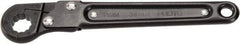 Proto - 13mm, Black Finish, Ratcheting Flare Nut Wrench - 12 Points, 5.437" OAL, Steel, Single End Head - Caliber Tooling