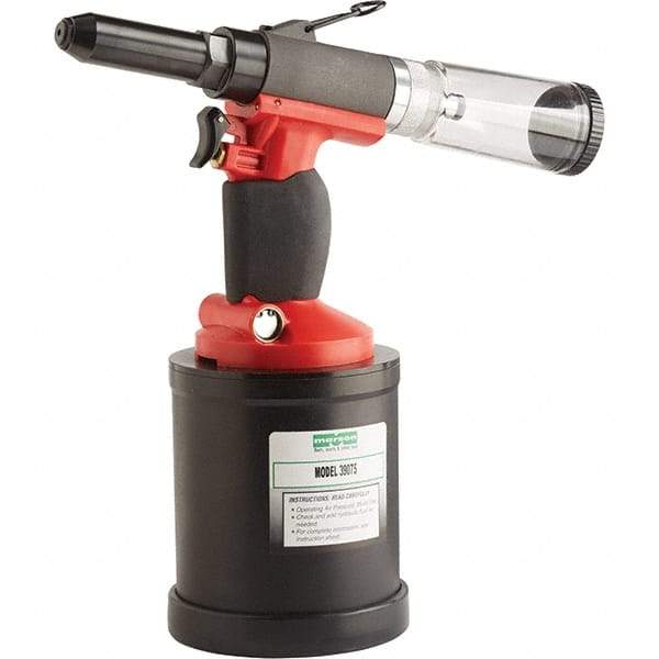 Marson - 1/4" Capacity, Air Riveter - 1-1/8" Long Stroke, 1/4 NPT Inlet - Caliber Tooling