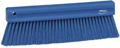 Vikan - Polyester Counter Brush - 2" Bristle Length, 11" Long x 1-1/4" Wide Head, Blue - Caliber Tooling