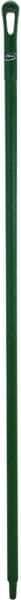 Vikan - 59 x 1-1/4" Polypropylene Squeegee Handle - European Threaded Connection, Green - Caliber Tooling