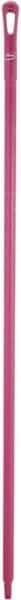 Vikan - 59 x 1-1/4" Polypropylene Squeegee Handle - European Threaded Connection, Pink - Caliber Tooling