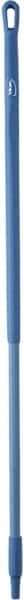 Vikan - 51 x 1-1/4" Fiberglass Squeegee Handle - European Threaded Connection, Blue - Caliber Tooling