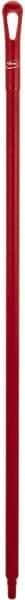 Vikan - 51 x 1-1/4" Polypropylene Squeegee Handle - European Threaded Connection, Red - Caliber Tooling