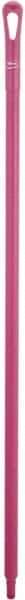 Vikan - 51 x 1-1/4" Polypropylene Squeegee Handle - European Threaded Connection, Pink - Caliber Tooling