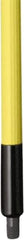 Remco - 187 x 1-1/4" Fiberglass Squeegee Handle - European Threaded Connection, Yellow, Telescoping - Caliber Tooling