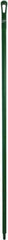 Vikan - 67 x 1-19/64" Polypropylene Squeegee Handle - European Threaded Connection, Green - Caliber Tooling