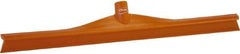 Vikan - 23.62" Rubber Blade Floor Squeegee - Single Edge, Orange, Plastic Holder - Caliber Tooling