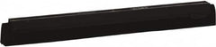 Vikan - 16" Foam Rubber Blade Squeegee Refill - Double Edge, Black, Plastic Holder - Caliber Tooling