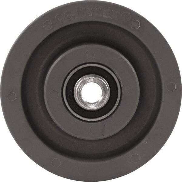 Caster Connection - 5 Inch Diameter x 2 Inch Wide, High Grade Nylon Caster Wheel - 1,200 Lb. Capacity, 2.2 Inch Hub Length, 1/2 Inch Axle Diameter, Sealed Precision Ball Bearing - Caliber Tooling