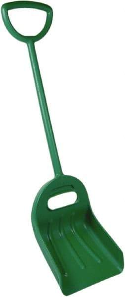 Remco - 18-1/2" High Square Plastic Shovel - 29-1/4" Long D-Grip Handle - Caliber Tooling