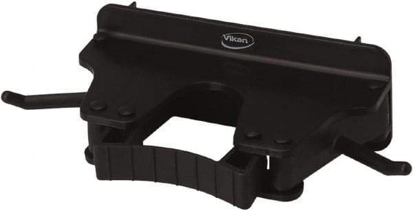 Vikan - 22 Lb Capacity, 3-5/32" Projection, Polypropylene/Rubber Wall Strip Organizer - 6-5/32" OAL - Caliber Tooling