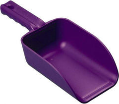 Remco - 32 oz Purple Polypropylene Flat Bottom Scoop - 4.3" Wide x 3" Deep Bowl, 11-1/2" OAL - Caliber Tooling