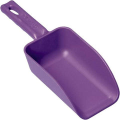 Remco - 16 oz Purple Polypropylene Flat Bottom Scoop - 3.2" Wide x 2" Deep Bowl, 10.4" OAL - Caliber Tooling