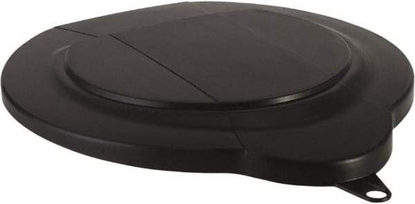 Vikan - 1.5 Gal Polypropylene Pail Lid - Black, For Use with 5696 - Caliber Tooling