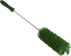 Vikan - 2" Diam Polyester Valve Brush - 19-5/8" OAL, 5-15/16" Head Length, Polypropylene & Stainless Steel Handle - Caliber Tooling