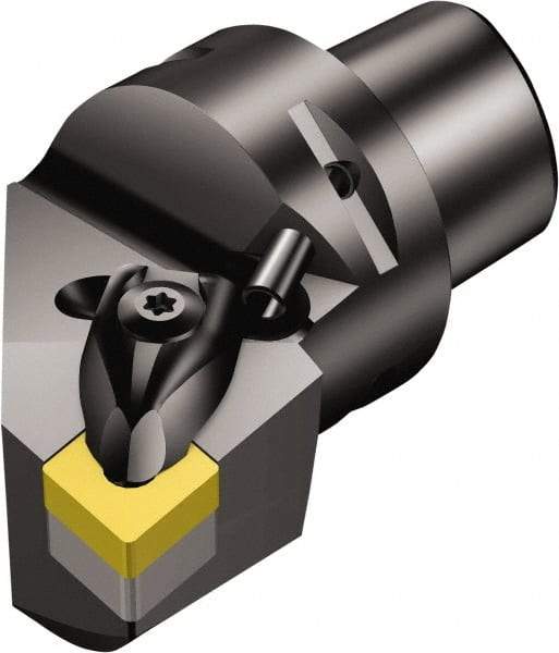 Sandvik Coromant - Right Hand Cut, Size C8, CNMG 543 Insert Compatiblity, Modular Turning & Profiling Cutting Unit Head - 55mm Ctr to Cutting Edge, 80mm Head Length, Through Coolant, Series T-Max P - Caliber Tooling