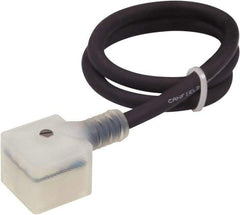 Canfield Connector - Solenoid Valve Connector/Gasket/Cord Assembly - Use with Solenoid Valves - Caliber Tooling