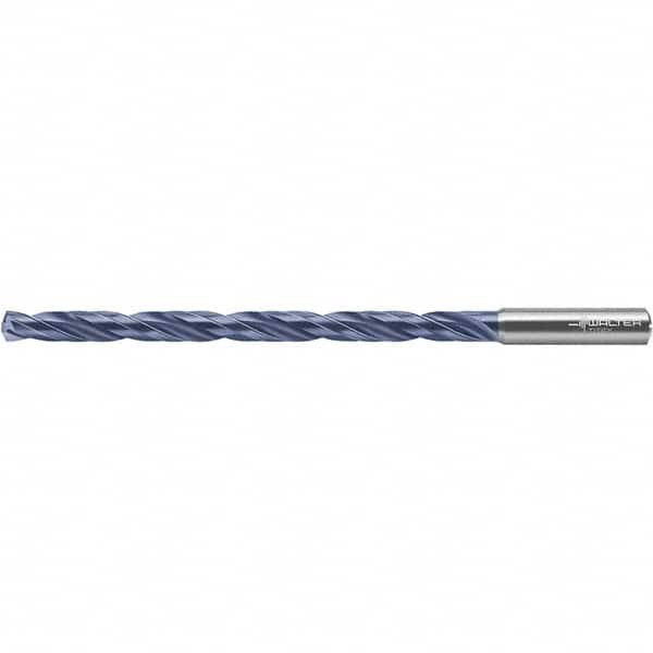 Walter-Titex - 8.5mm 140° 2-Flute Solid Carbide Extra Length Drill Bit - Caliber Tooling