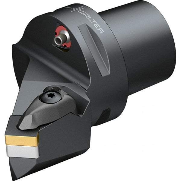 Walter - 45° Lead Angle, Indexable Turning Toolholder - 102.48mm OAL, Series DSSN-CAPTO-AUSSEN - Caliber Tooling