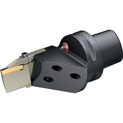 Walter - 0.827" Max Depth of Cut, Indexable Grooving Cutoff Toolholder - Series NCFE-GX24-CAPTO-C - Caliber Tooling