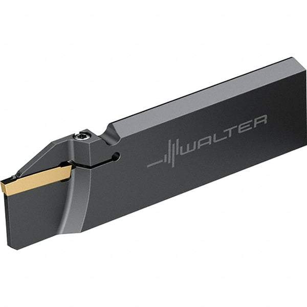 Walter - 1.26" Blade Height, 0.268" Blade Width, 4.331" OAL, Left Hand Cut, Indexable Cut-Off Blade - 23mm Max Depth of Cut, G1041-P Blade, G1041-P Series - Caliber Tooling