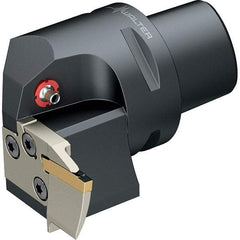 Walter - 0.591" Max Depth of Cut, Indexable Grooving Cutoff Toolholder - Series NCHE-GX24-CAPTO - Caliber Tooling