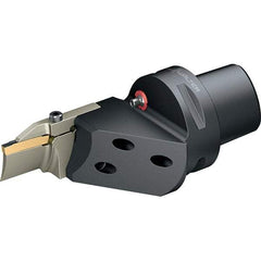 Walter - 0.827" Max Depth of Cut, Indexable Grooving Cutoff Toolholder - Series NCFE-GX24-CAPTO - Caliber Tooling