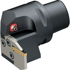 Walter - 0.472" Max Depth of Cut, Indexable Grooving Cutoff Toolholder - 16 Seat Size, Series NCLE-GX16-CAPTO - Caliber Tooling