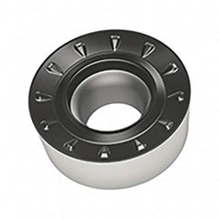 Walter - RCMT RM4 Grade WSM20S Turning Insert - TiAlN+Al2O3+(Al) Finish, 0° Round, 10mm Inscr Circle, 3.97mm Thick, 5mm Corner Radius - Caliber Tooling