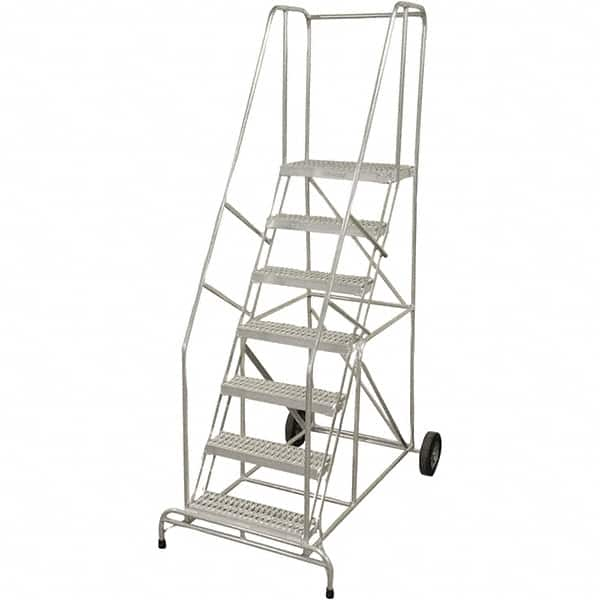 Cotterman - Rolling & Wall Mounted Ladders & Platforms Type: Rolling Warehouse Ladder Style: Rolling Safety Ladder - Caliber Tooling