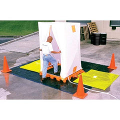 UltraTech - Vinyl Coated Nylon Liner, Waterproof Fabric Decon Deck Privacy Shelter - 12" Long x 12" Wide x 52" High - Caliber Tooling