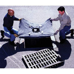 UltraTech - 4' Long x 3' Wide, Ultra X-TEX Recycled Drain Guard - Black, Use for Stormwater/Construction Compliance - Caliber Tooling