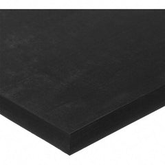 Value Collection - 36" Long, 36" Wide, SBR Rubber Rubber Foam Sheet - 60A Durometer, Black, -50 to 230°F, 400 psi Tensile Strength, Plain Backing - Caliber Tooling