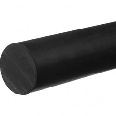 Value Collection - 10' Long, Standard Round EPDM Cord - 7/32" Diam, Black - Caliber Tooling