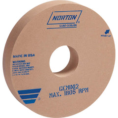 Norton - Centerless & Cylindrical Grinding Wheels Wheel Diameter (Inch): 16 Wheel Width (Inch): 2 - Caliber Tooling