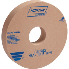 Norton - Centerless & Cylindrical Grinding Wheels Wheel Diameter (Inch): 18 Wheel Width (Inch): 2 - Caliber Tooling