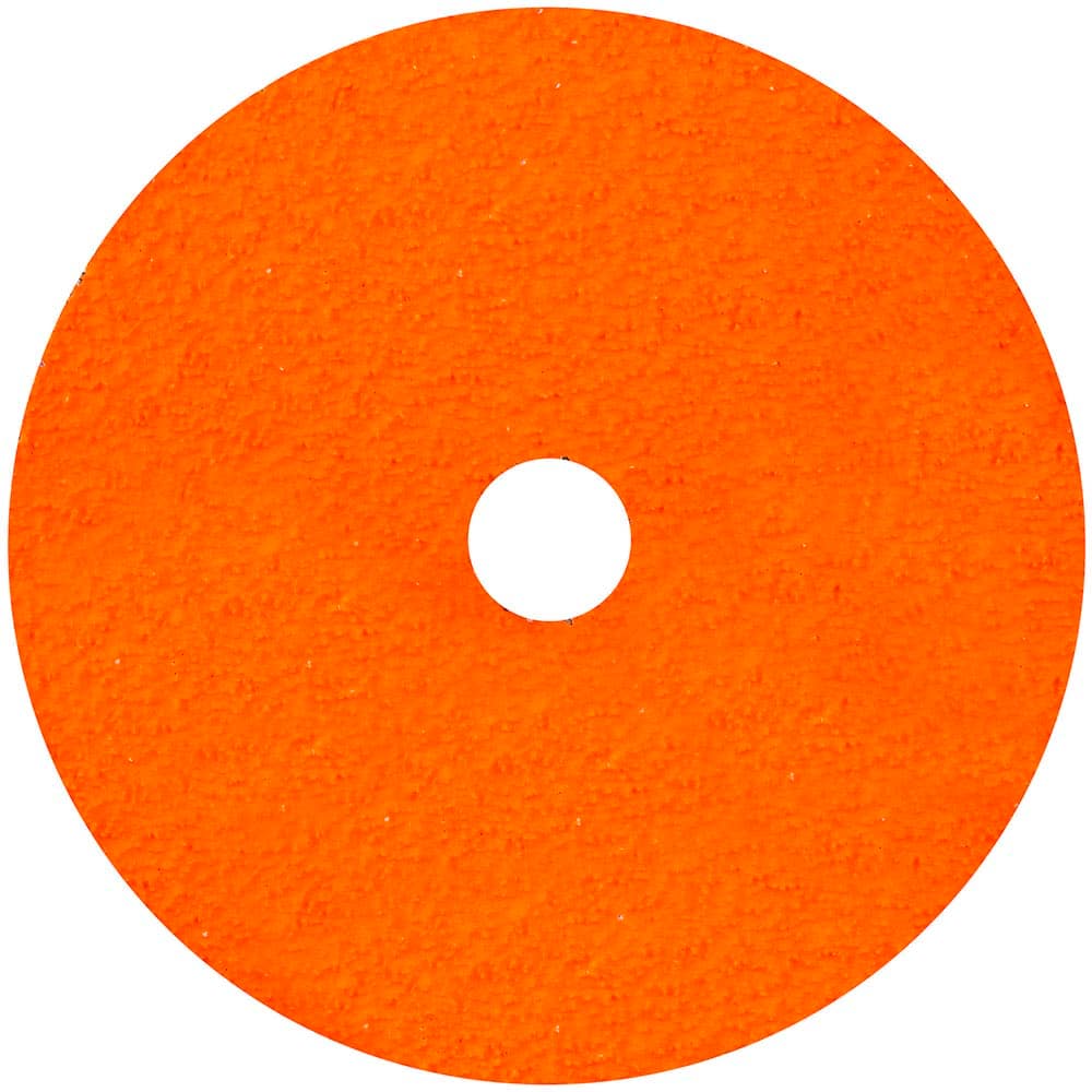 Fiber Disc: 7/8″ Hole, 80 Grit, Ceramic Alumina Medium Grade, Orange, Series F980