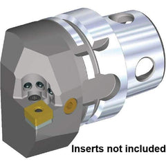 Kennametal - Left Hand Cut, Size KM4X63, CN..543 & CN.. 160612 Insert Compatiblity, Internal Modular Turning & Profiling Cutting Unit Head - 43mm Ctr to Cutting Edge, 70mm Head Length, Through Coolant, Series KM4X - Caliber Tooling