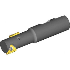 Vargus - 0.787" Cut Diam, 1.69" Max Depth of Cut, 3/4" Shank Diam, Internal/External Indexable Thread Mill - Insert Style 3, 3/8" Insert Size, 1 Insert, Toolholder Style TMOC, 3.74" OAL - Caliber Tooling