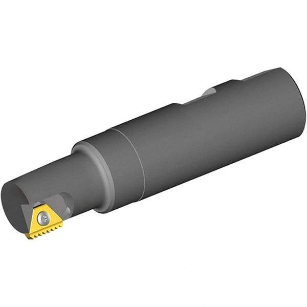 Vargus - 1.654" Cut Diam, 1.77" Max Depth of Cut, 1-1/4" Shank Diam, Internal/External Indexable Thread Mill - Insert Style 5, 5/8" Insert Size, 2 Inserts, Toolholder Style TMNC, 4.646" OAL - Caliber Tooling