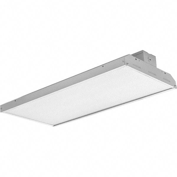 Eiko Global - 1 Lamp, 110 Watts, LED, High Bay Fixture - 2' Long x 92.5mm High x 320mm Wide, 120-277 Volt, Steel Housing - Caliber Tooling