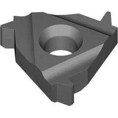 Vargus - 3IR Internal Right Hand 12 BBUT Laydown Threading Insert - Grade VK2P, Uncoated Coated Carbide - Caliber Tooling