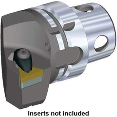 Kennametal - Insert Style TN.. 220408, TN.. 432, 70mm Head Length, Right Hand Cut, Internal/External Modular Threading Cutting Unit Head - System Size KM4X63, 43mm Center to Cutting Edge, Series Kenclamp - Caliber Tooling