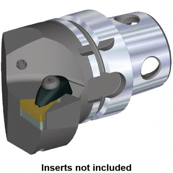 Kennametal - Insert Style TN.. 220408, TN.. 432, 70mm Head Length, Left Hand Cut, Internal/External Modular Threading Cutting Unit Head - System Size KM4X63, 43mm Center to Cutting Edge, Series Kenclamp - Caliber Tooling