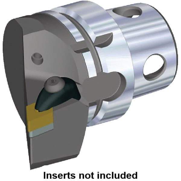 Kennametal - Insert Style DN.. 150608, DN.. 442, 70mm Head Length, Right Hand Cut, Internal/External Modular Threading Cutting Unit Head - System Size KM4X63, 43mm Center to Cutting Edge, Series Kenclamp - Caliber Tooling