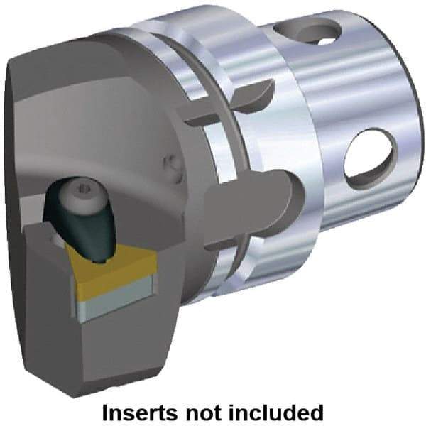 Kennametal - Insert Style TN.. 220408, TN.. 432, 70mm Head Length, Right Hand Cut, Internal/External Modular Threading Cutting Unit Head - System Size KM4X63, 43mm Center to Cutting Edge, Series Kenclamp - Caliber Tooling