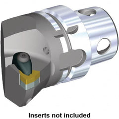 Kennametal - Insert Style WN.. 080408, WN.. 432, 70mm Head Length, Right Hand Cut, Internal/External Modular Threading Cutting Unit Head - System Size KM4X63, 43mm Center to Cutting Edge, Series Kenclamp - Caliber Tooling