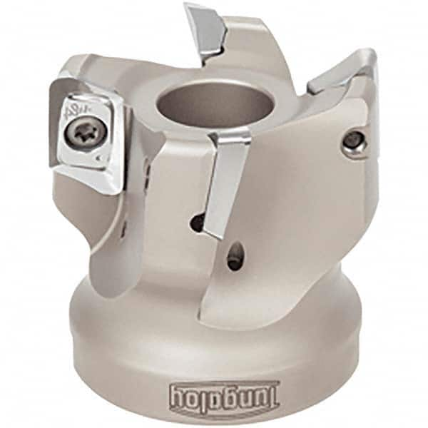 Tungaloy - 1-1/2" Cut Diam, 3/4" Arbor Hole Diam, Indexable Square-Shoulder Face Mill - Caliber Tooling