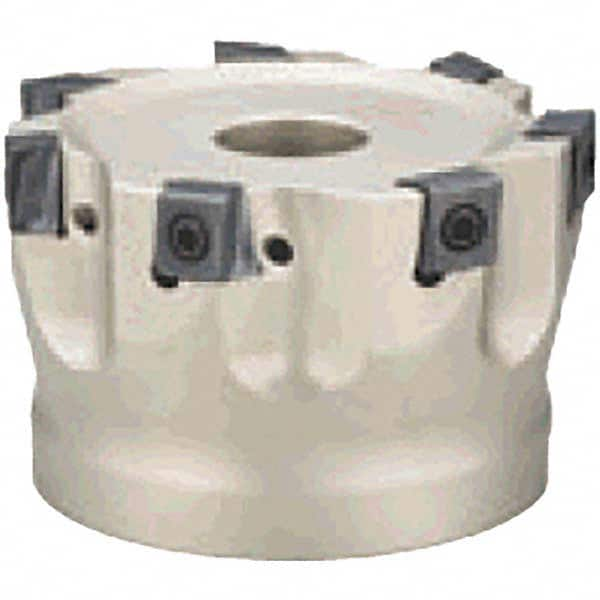 Tungaloy - 3" Cut Diam, 1" Arbor Hole Diam, Indexable Square-Shoulder Face Mill - Caliber Tooling